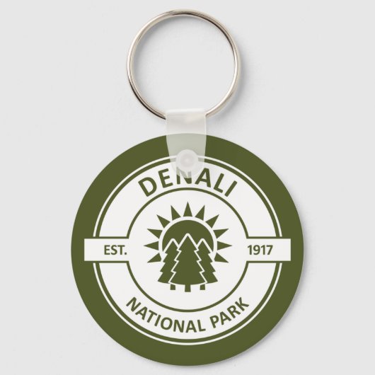 Porte-clés Le Parc national de Denali (Recto)