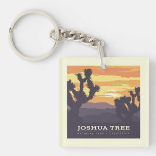 Porte-clés Le Parc national de Joshua Tree   Californie