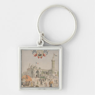 Porte-clés Le pavillon algérien à l'exposition universelle
