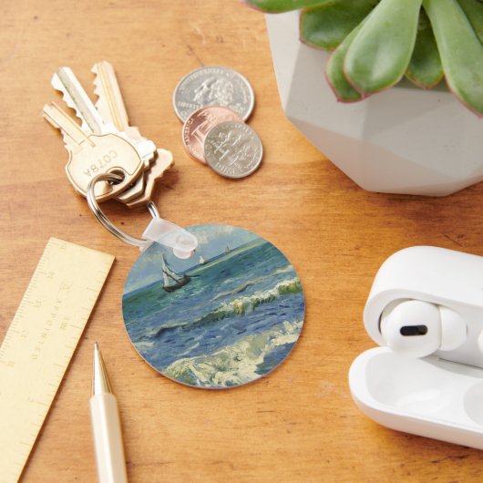 Porte-clés Le paysage marin de Van Gogh aux Saintes Maries de (Bureau)