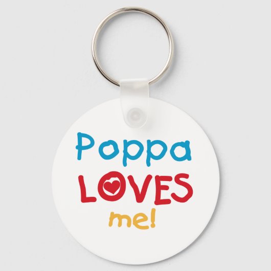 Porte-clés Le pépère m'aime T-shirts et cadeaux (Recto)