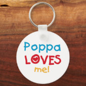 Porte-clés Le pépère m'aime T-shirts et cadeaux (Recto)