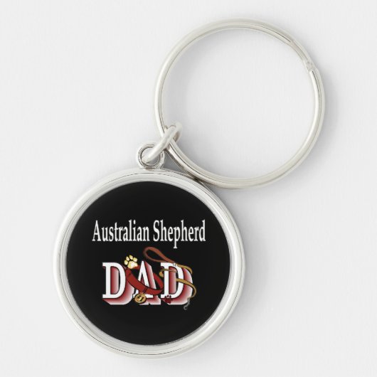 Porte-clés Le père berger australien (Devant)