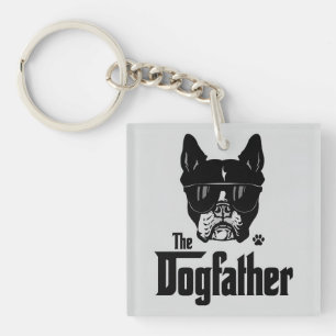 Porte-clés Le père du chien et papa chien