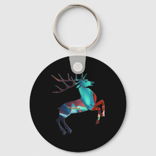 Porte-clés Le Père Noël a beaucoup de rennes - Tulip Reindeer