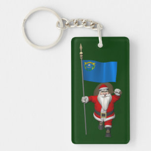 Porte-clés Le Père Noël Avec L'Entrée Du Nevada