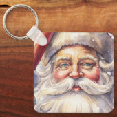 Porte-clés Le Père Noël rétro dans un Noël Casquette rouge (Recto)