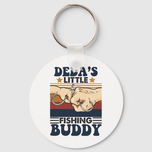 Porte-clés Le petit compagnon de pêche amusant de Deda  (Recto)