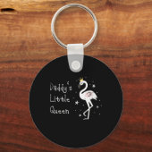Porte-clés Le Petit Queen Cute Flamingo (Recto)