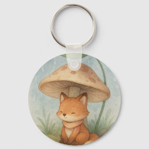 Porte-clés Le Petit Renard dans la pluie