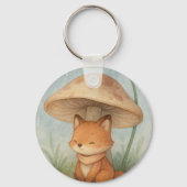 Porte-clés Le Petit Renard dans la pluie (Verso)