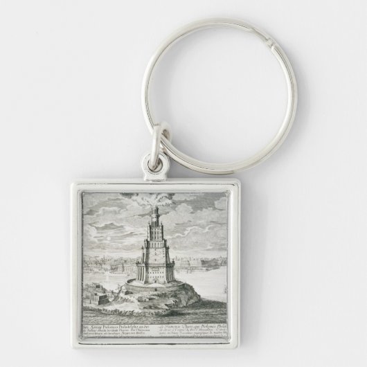 Porte-clés Le Pharos de l'Alexandrie, plaquent 9 de 'Entwurf (Devant)