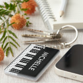 Porte-clés Le piano fait sur commande verrouille le porte - (Devant droit)