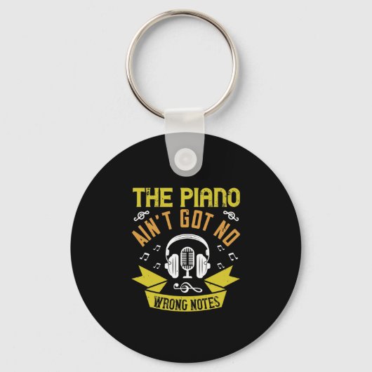 Porte-clés Le Piano N’A Pas De Mauvaises Notes (Recto)