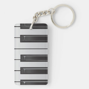 Porte-clés Le piano verrouille le porte - clé double face de