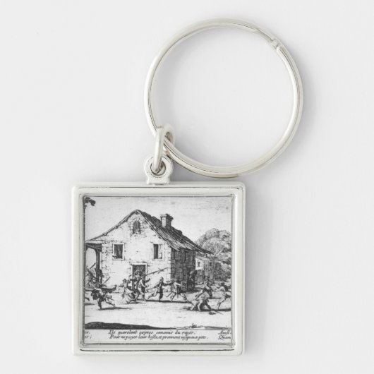 Porte-clés Le pillage d'une auberge (Devant)