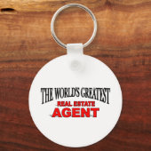 Porte-clés Le plus grand agent immobilier du monde (Recto)