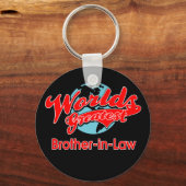 Porte-clés Le plus grand frère en droit du monde (Recto)