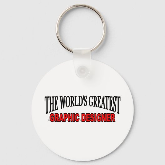 Porte-clés Le plus grand graphiste du monde (Recto)