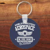 Porte-clés Le plus grand ingénieur aérospatial du monde (Recto)