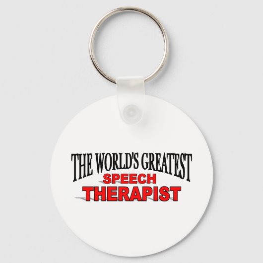 Porte-clés Le plus grand orthophoniste du monde (Recto)