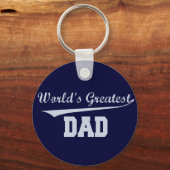 Porte-clés Le plus grand papa du monde (Recto)