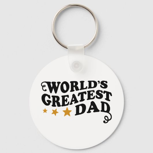 Porte-clés Le plus grand papa du monde (Recto)