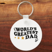 Porte-clés Le plus grand papa du monde (Recto)