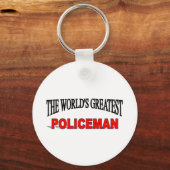 Porte-clés Le plus grand policier du monde (Recto)