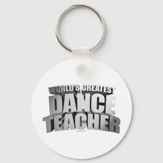 Porte-clés Le plus grand professeur de danse du monde (Recto)
