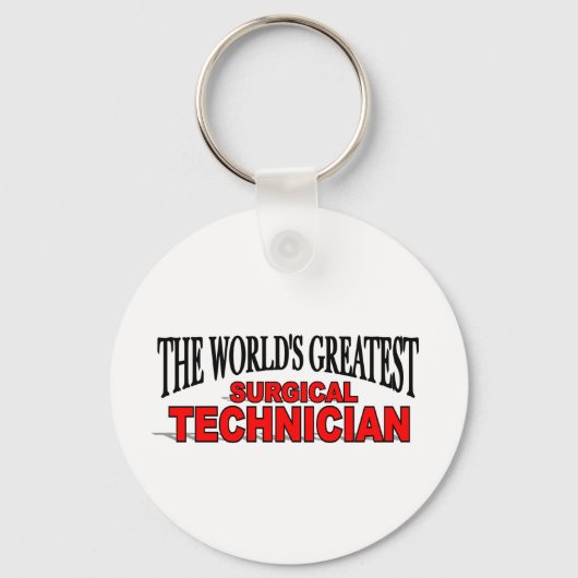 Porte-clés Le plus grand technicien chirurgical du monde (Recto)