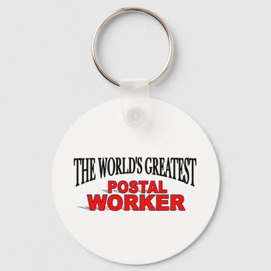 Porte-clés Le plus grand travailleur postal au monde (Recto)