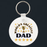 Porte-clés Le plus grand Trophée Papa du monde Stars mignonne<br><div class="desc">Ce mignon trophée du Meilleur Père du Monde et des étoiles porte - clé fait un grand cadeau pour papa sur la Fête des pères,  son anniversaire,  ou n'importe quel jour!</div>