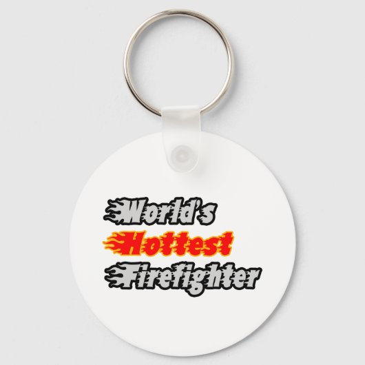 Porte-clés Le pompier le plus chaud au monde (Recto)