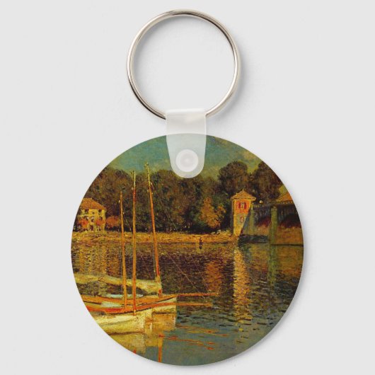 Porte-clés Le pont d'Argenteuil par Claude Monet (Recto)