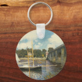 Porte-clés Le Pont de l'autoroute à Argenteuil par Claude Mon (Recto)