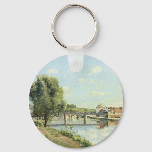 Porte-clés Le Pont Du Chemin De Fer Camille Pissarro (Recto)