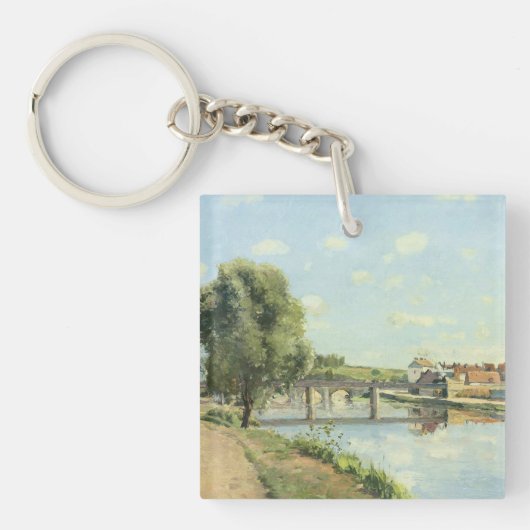 Porte-clés Le Pont Du Chemin De Fer Camille Pissarro (Devant)