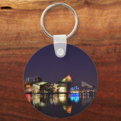 Porte-clés Le port intérieur de Baltimore à la nuit (Recto)