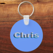 Porte-clés Le porte - clé bleu de Chris (Recto)