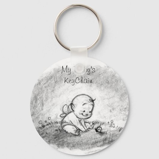 Porte-clés Le Porte - clé de mon bébé (Recto)