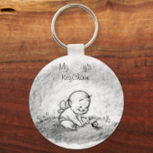 Porte-clés Le Porte - clé de mon bébé (Recto)