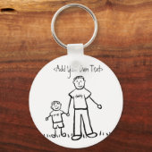 Porte-clés Le Porte - clé de papa (Recto)