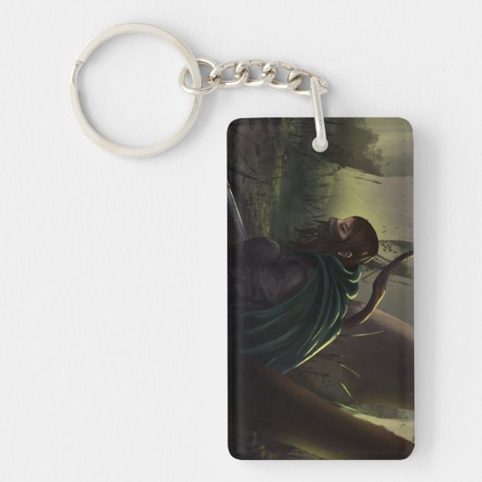 PORTE-CLÉS LE PORTE - CLÉ DE TRAQUEUR DE TÊTE DE TRAÎNÉE (Devant)