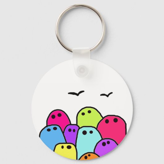 Porte-clés le porte - clé des bloubs (Recto)