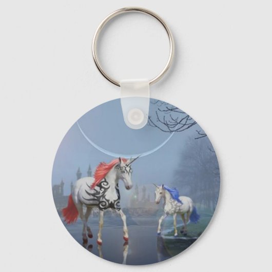 Porte-clés Le Porte - clé des licornes (Recto)