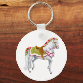 Porte-clés Le Porte - clé du cheval Rose (Recto)