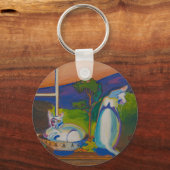 Porte-clés Le Porte - clé Twevils-Pinky&Bleu (Recto)