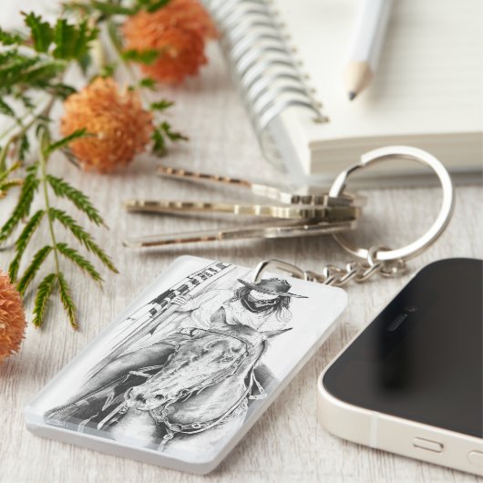 Porte-clés Le porte-drapeau (Devant droit)