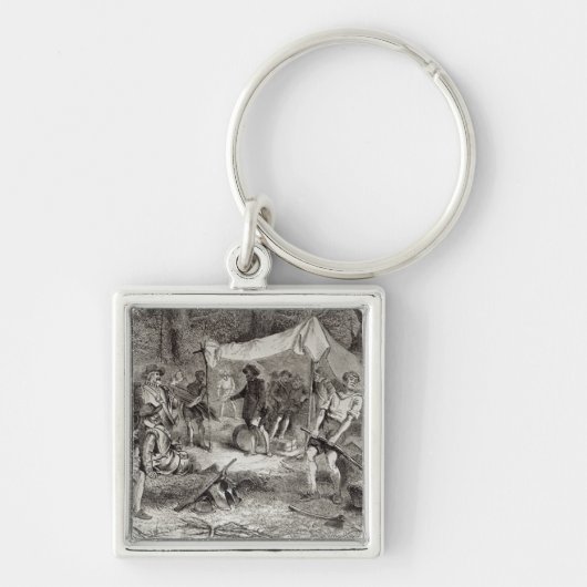 Porte-clés Le premier jour chez Jamestown (Devant)
